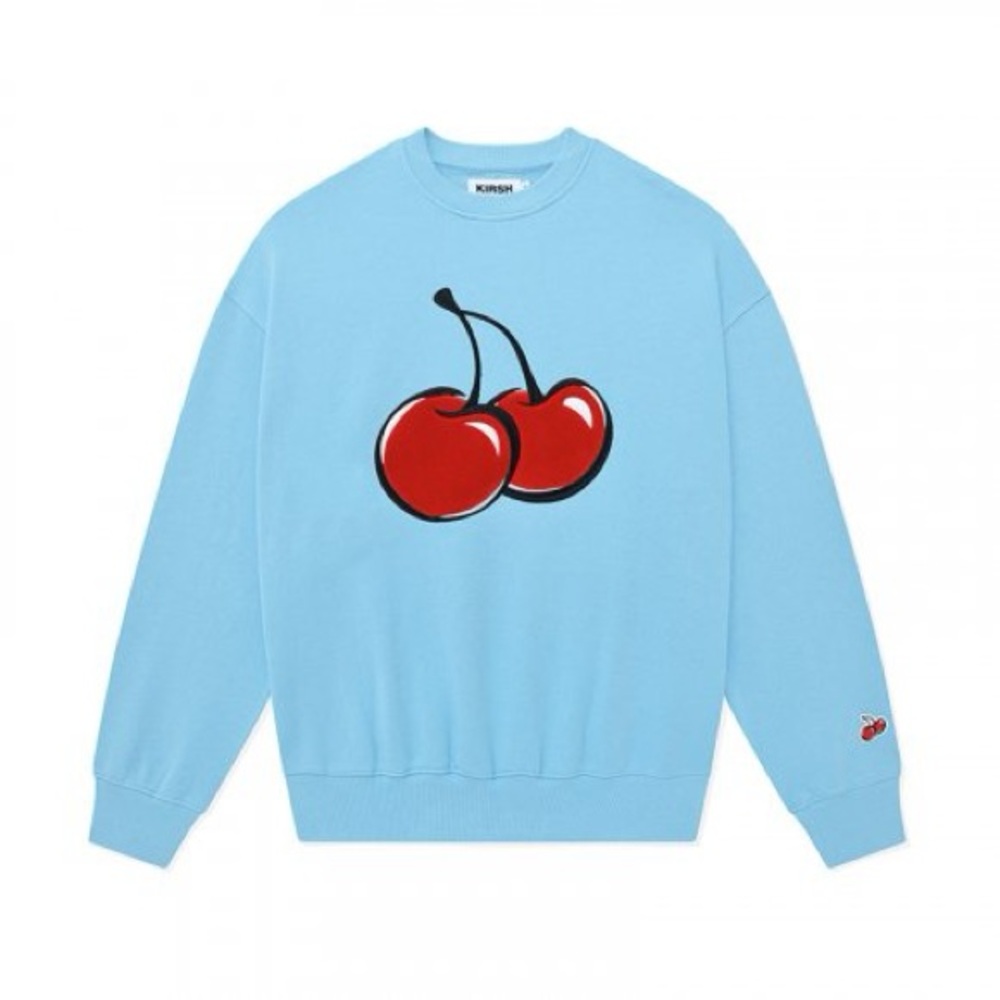 Kirsh BTS V Cherry Sky Blue Sweatshirt